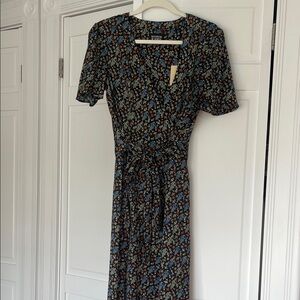 Scotch & Soda Wrap floral dress